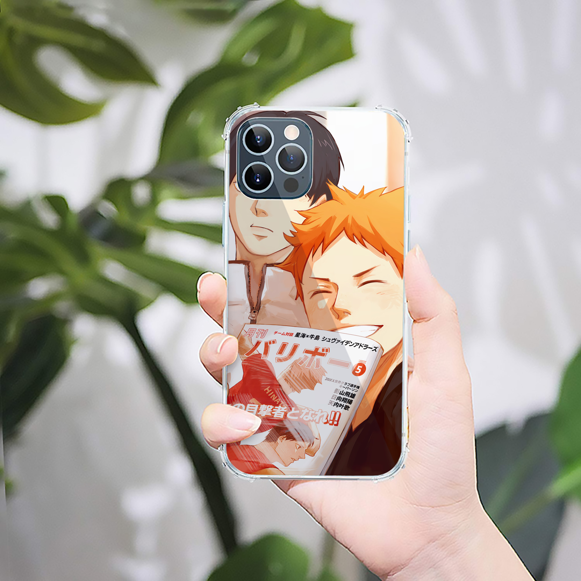 （画像用） ハイキュー!! Haikyu!! 【iPhone 12シリーズ対応】透明スマホケース（クリアソフトケース）